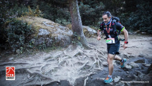 Atleta en uno de los tramos.