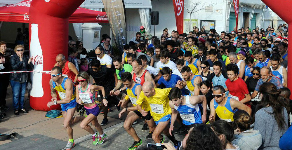 Momento de la salida de la carrera absoluta (Fotos: Tolo Mercadal)