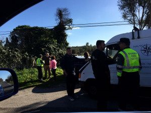 Imagen tomada instantes después de la colisión. (Foto: Juan Torres).