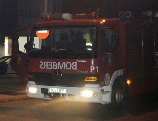 Los bomberos de Maó han actuado en la zona