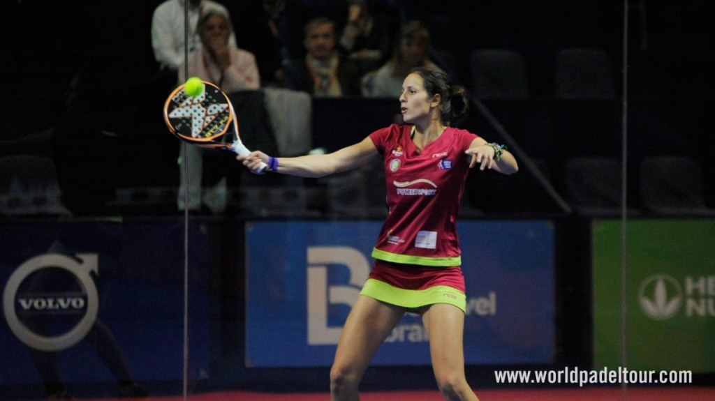 Gemma Triay, en un momento de las semifinales (Foto: World Padel Tour)