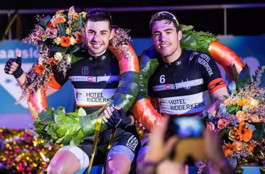 Mora y Torres, tras lograr el triunfo el año pasado en Rotterdam.