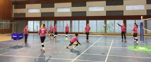 Entrenamiento del Avarca de Menorca este viernes en Las Palmas (Foto: CV Ciutadella)