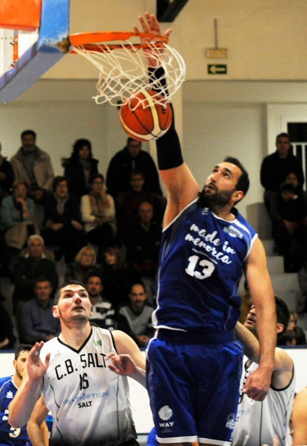 Jan Orfila, en el partido ante el Salt (Foto: Tolo Mercadal)