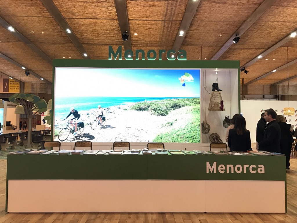 Imagen del stand de Menorca en la feria Fitur.