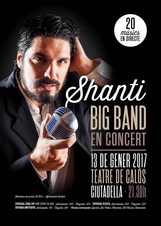 Shanti se pone gomina para un concierto diferente a su habitual rock sinfónico