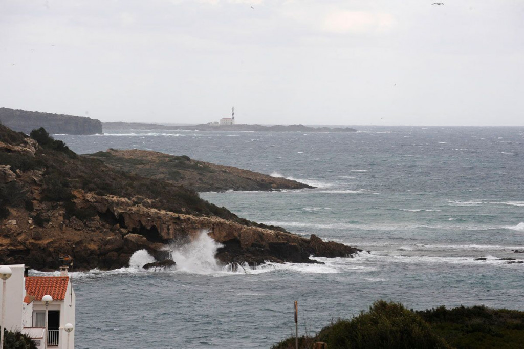 Temporal marítimo en Menorca (Foto: Tolo Mercadal)