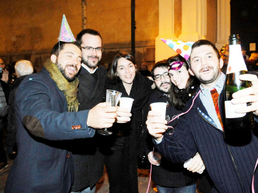(Fotos) Menorca recibe con fiesta el año nuevo
