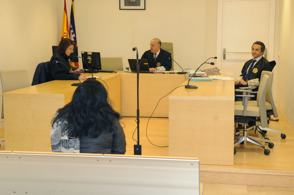 Imagen del juicio celebrado esta mañana en Maó (Foto: Tolo Mercadal)