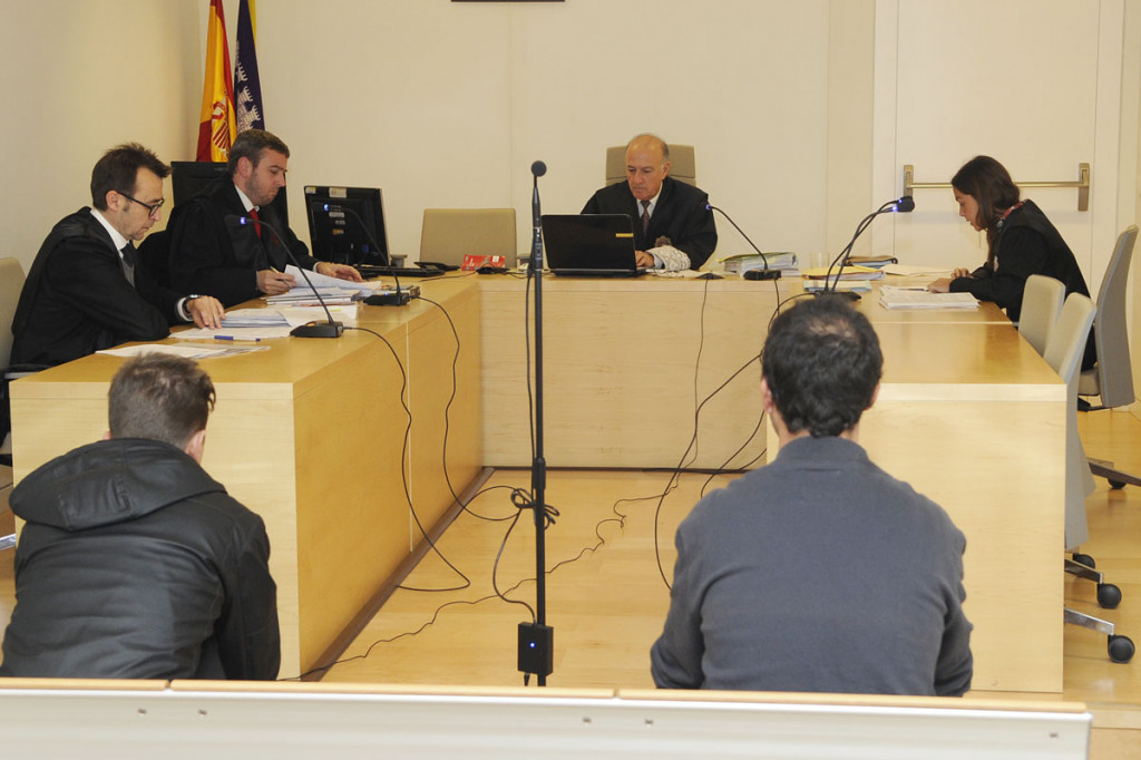 Momento del juicio este miércoles en Maó (Foto: Tolo Mercadal)