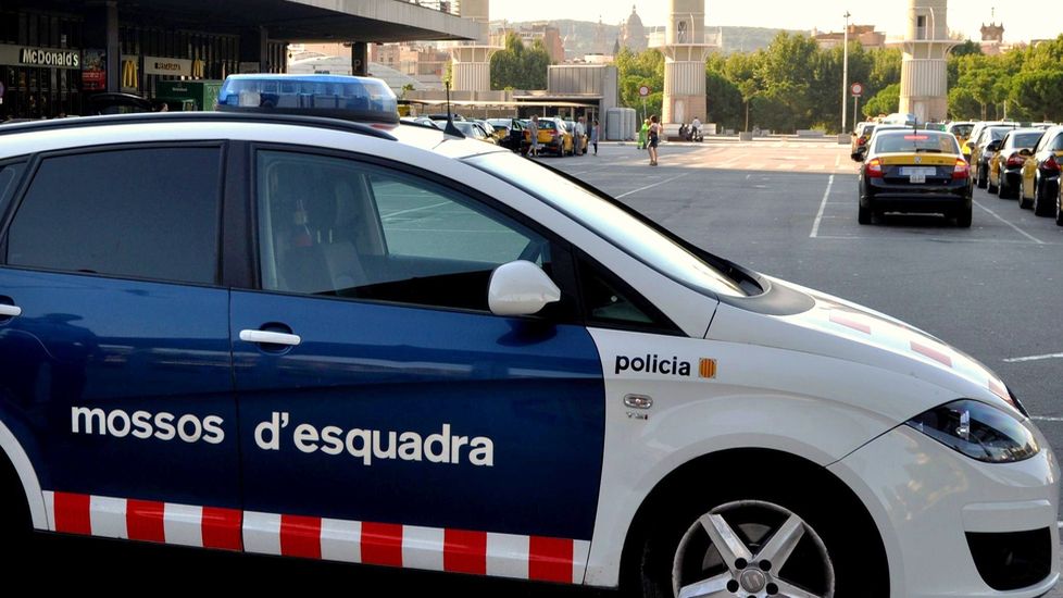 Coche patrulla de los Mossos d'Esquadra.