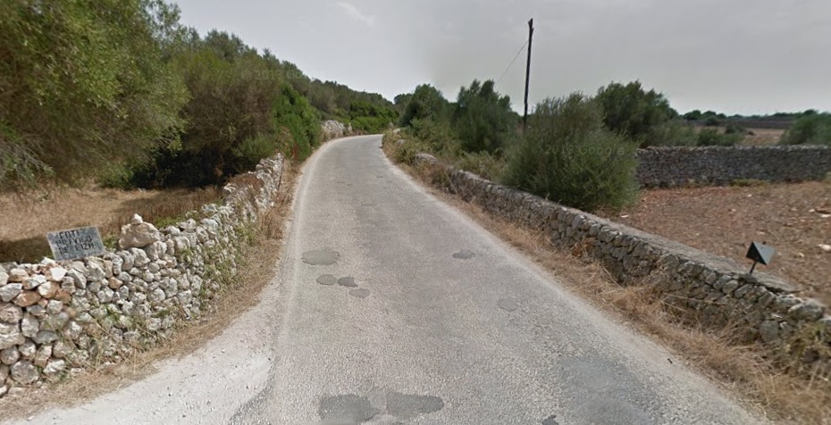 Imagen del Camí de Son Saura en Google Maps.