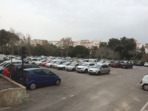 Parking de Es Freginal. (Foto: Tolo Mercadal)