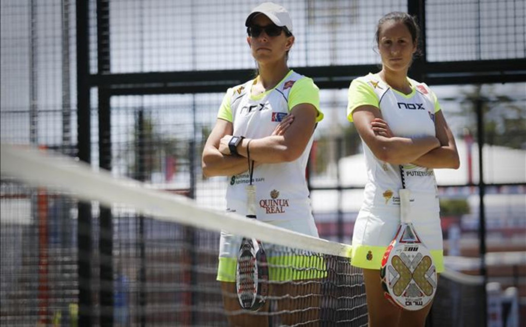 Triay, a la derecha, en una imagen promocional (Foto: Veo Padel)