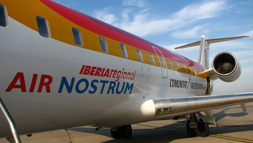 Avión de la compañía Air Nostrum.