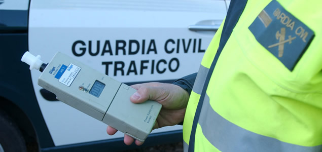 La prueba de confirmación de la Guardia Civil arrojó un resultado positivo de 0'9.