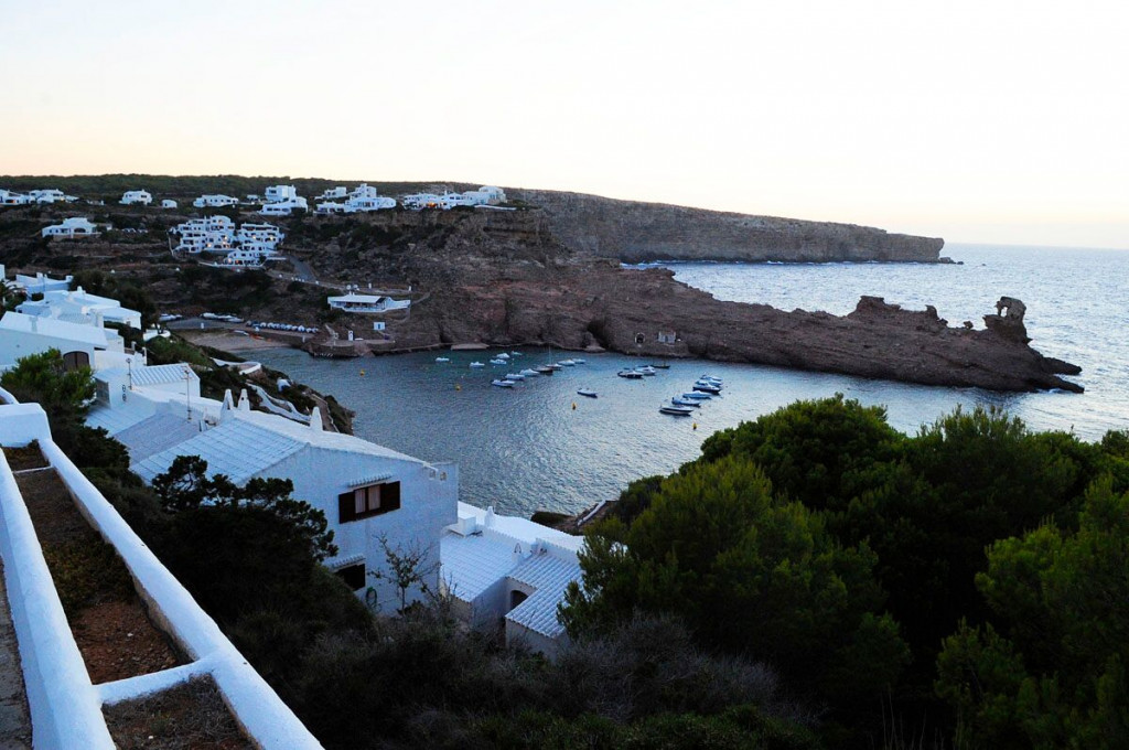 Imagen de Cala Morell, en Ciutadella.