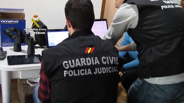 La Guardia Civil ha procedido a múltiples detenciones en toda España, dos de ellas en Balears.