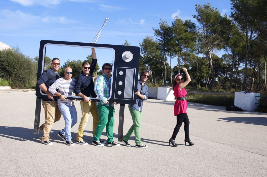 Imagen promocional de la banda Jukebox Band Menorca.