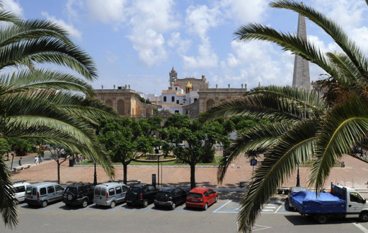 Plaça des Born de Ciutadella.