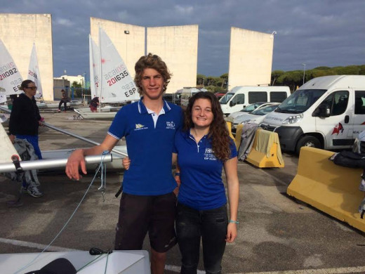 Barber y Franceschi, tras las regatas (Foto: CM Mahón)