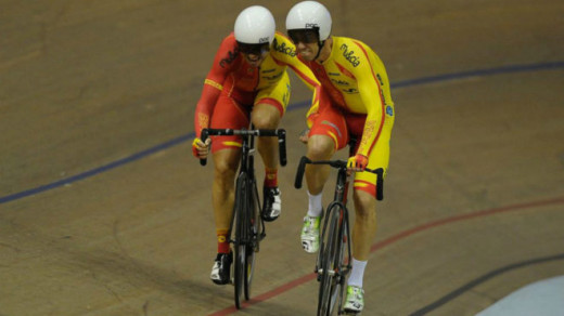 Torres y Mora, en pleno esfuerzo (Foto: RFEC)