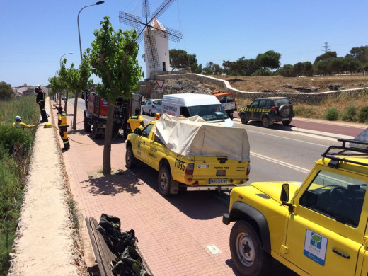 (Fotos) Dos conatos de incendio hacen saltar las alarmas de los bomberos