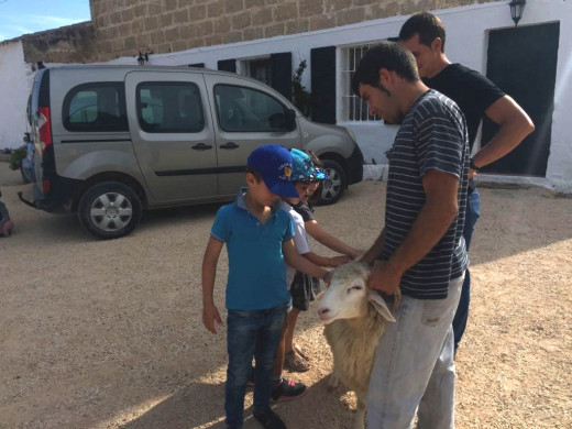 (Fotos) Arrancan las visitas escolares al “be” de Sant Joan