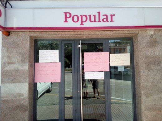 La crisis del Banco Popular se hace sentir en Menorca