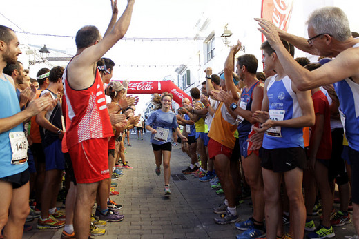 Imagen de la carrera popular de Sant Lluís.