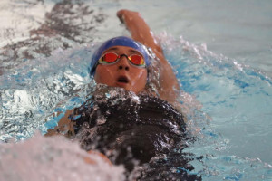 Secuencia de la competición de natación.