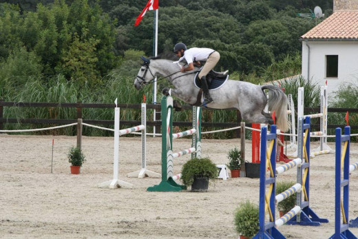 Jaume Martorell, en plena competición.