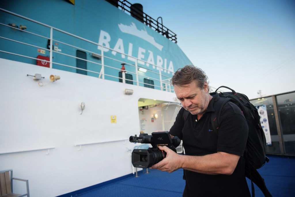 Paco Nadal, antes de emprender el viaje.