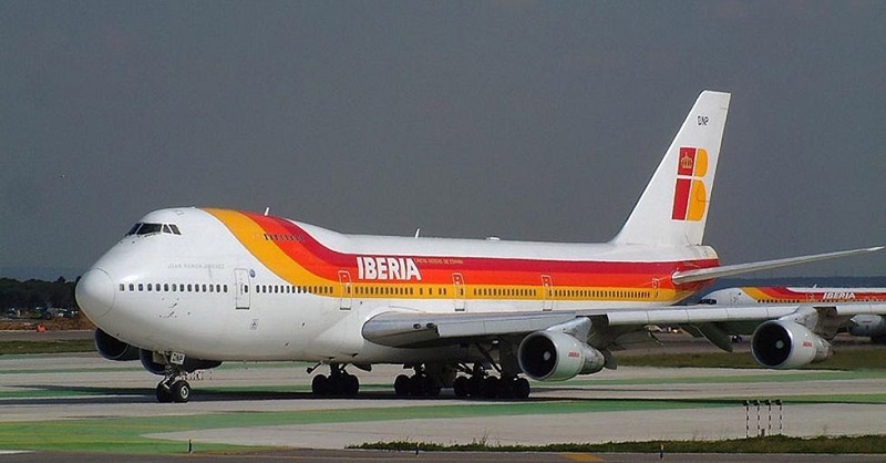 Avión de la compañía Iberia