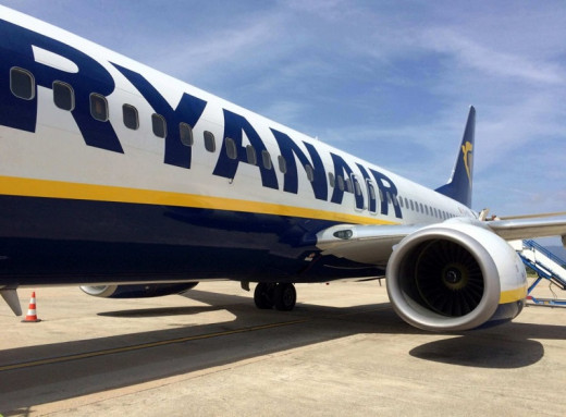 Avión de la compañía Ryanair.