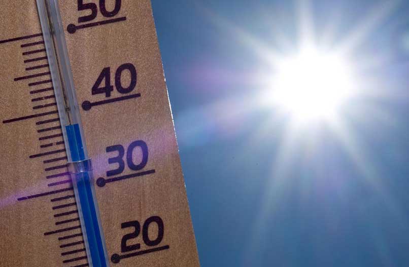 La sensación termica podría llegar a los 31º durante el mediodía.