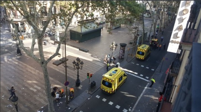 Incidente en Barcelona.
