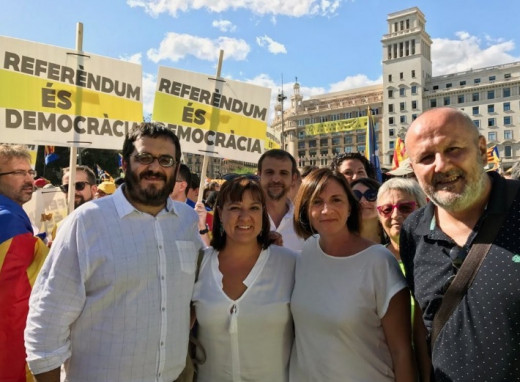 Apoyo a Catalunya.