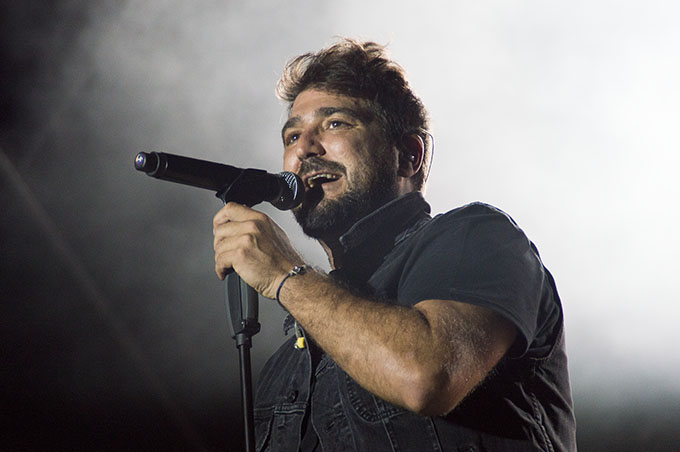 Antonio Orozco, durante un concierto.