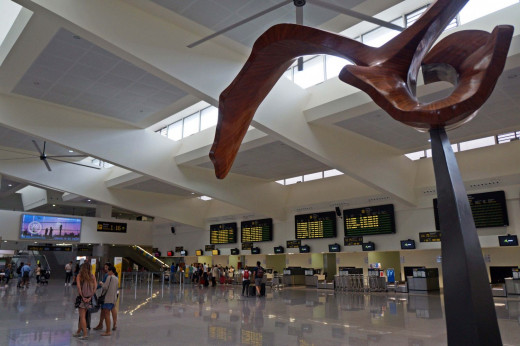 Imagen de la terminal de salidas (Foto: Ferrán Herrera)