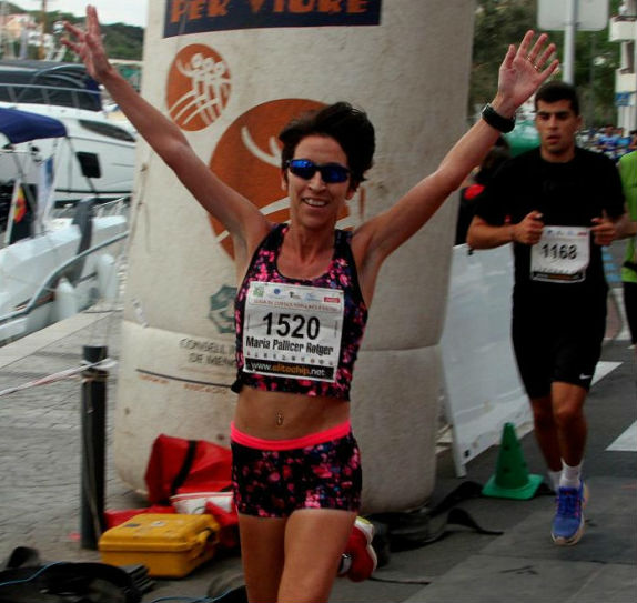 Maria Pallicer, ganadora en féminas (Foto: deportesmenorca.com)