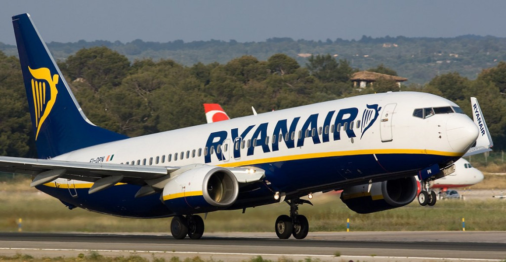 Avión de Ryanair.