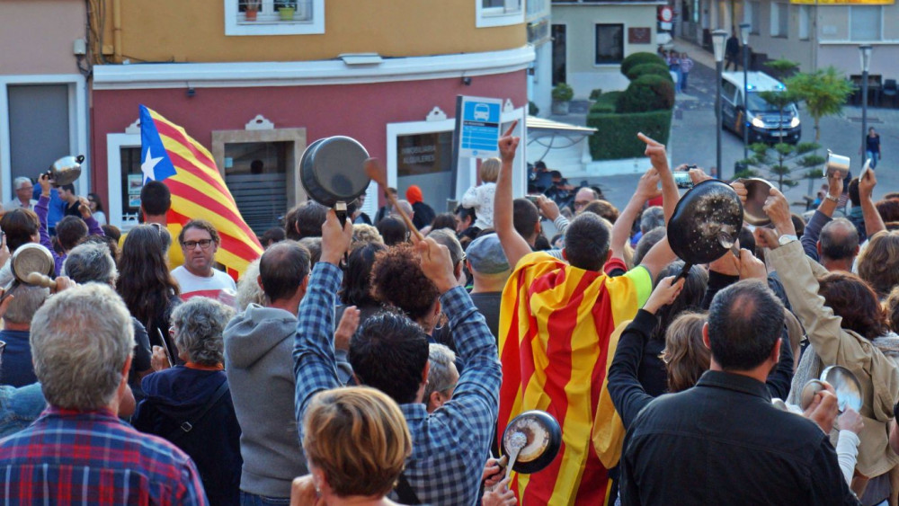 Un momento de la concentración (Fotos: Ferrán Herrera)