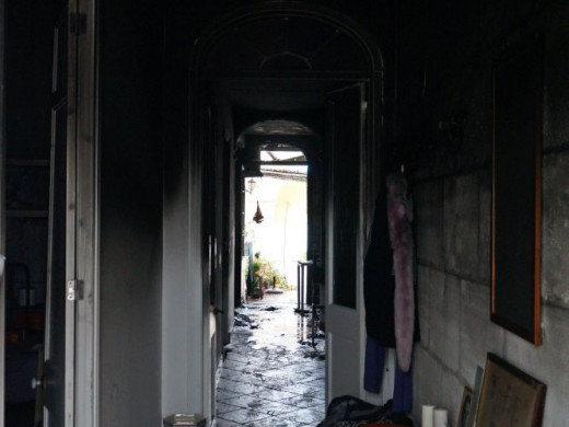 (Galería de fotos) Las imágenes del incendio en una vivienda de Maó