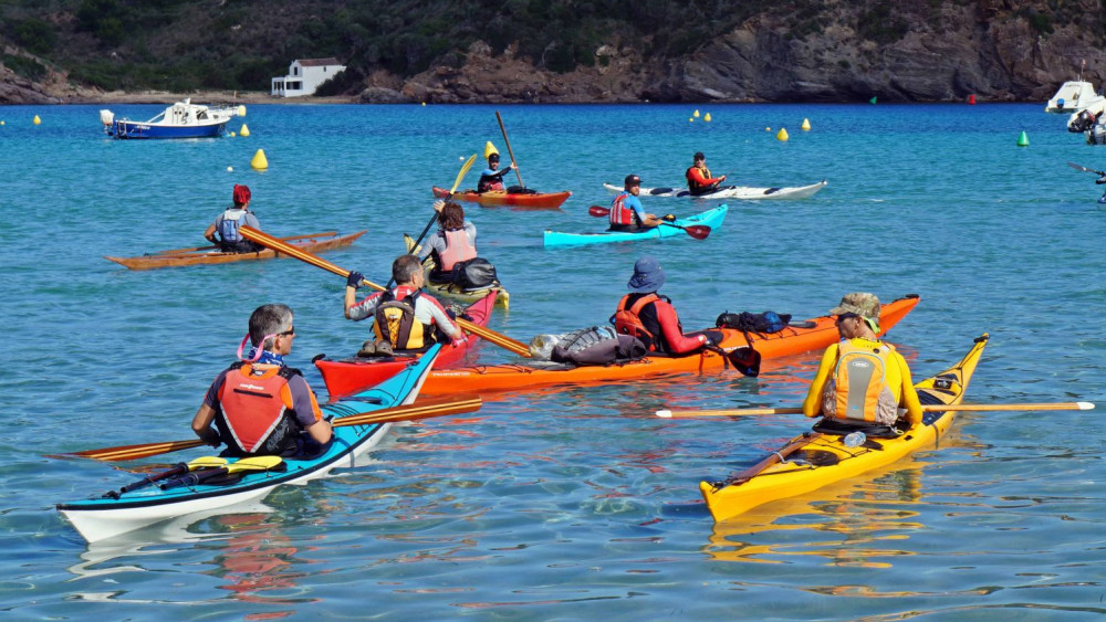 Vuelta a Menorca en kajak.