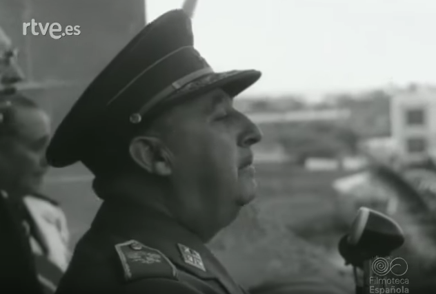 Franco, en un discurso en Ciutadella.