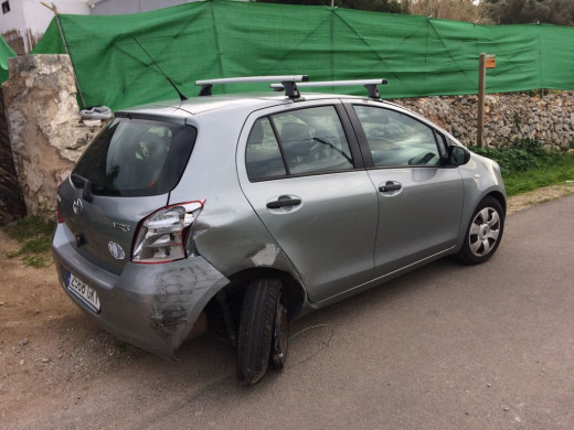 (Fotos) Un herido en un accidente en la carretera general