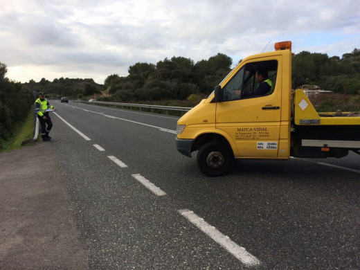 (Fotos) Un herido en un accidente en la carretera general