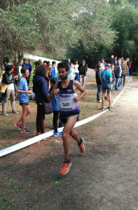 Biel Forteza, en plena carrera.