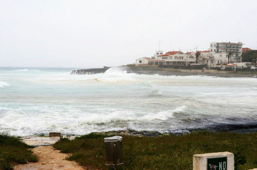 Temporal en Punta Prima.